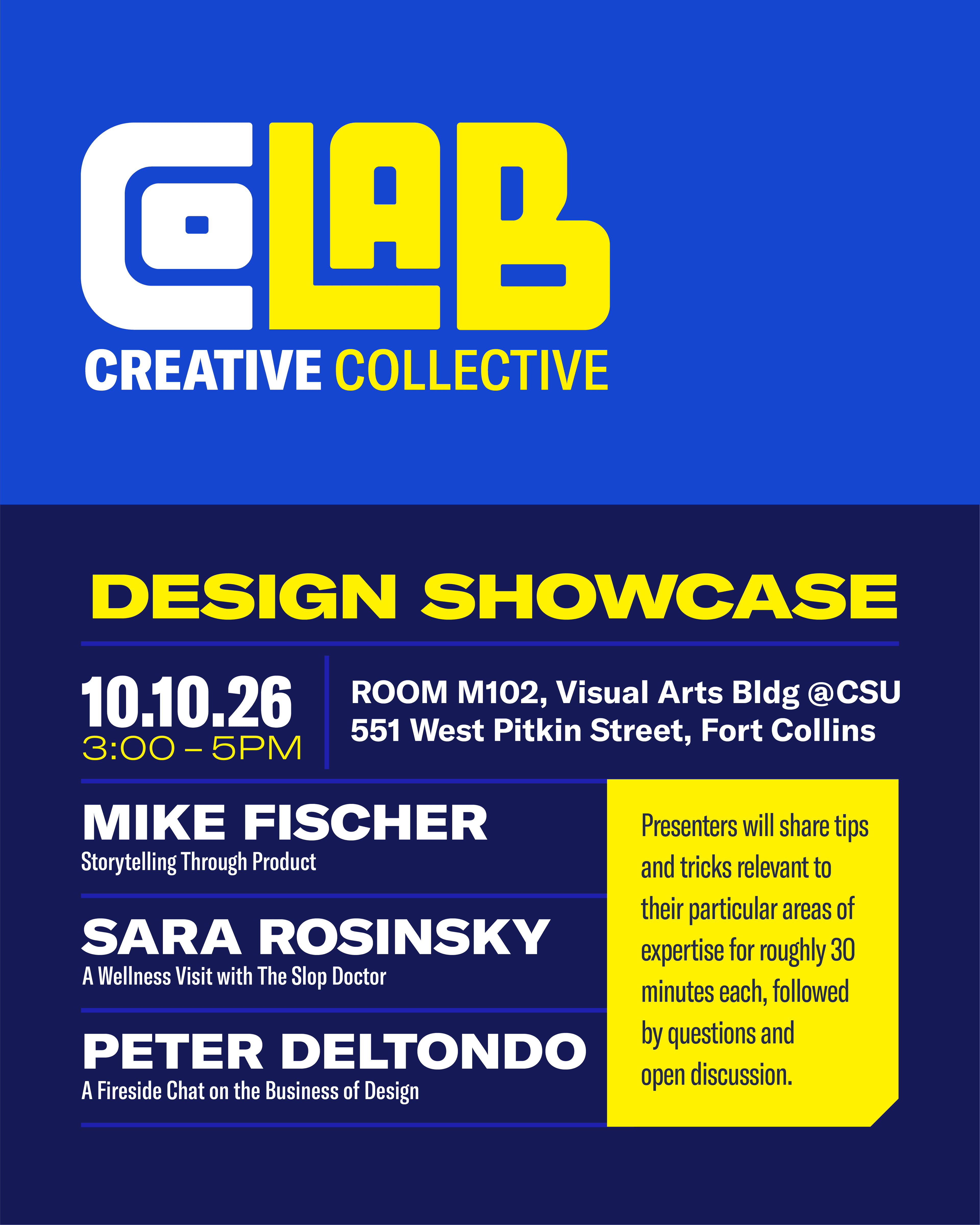 CoLab Fall Design Showcase