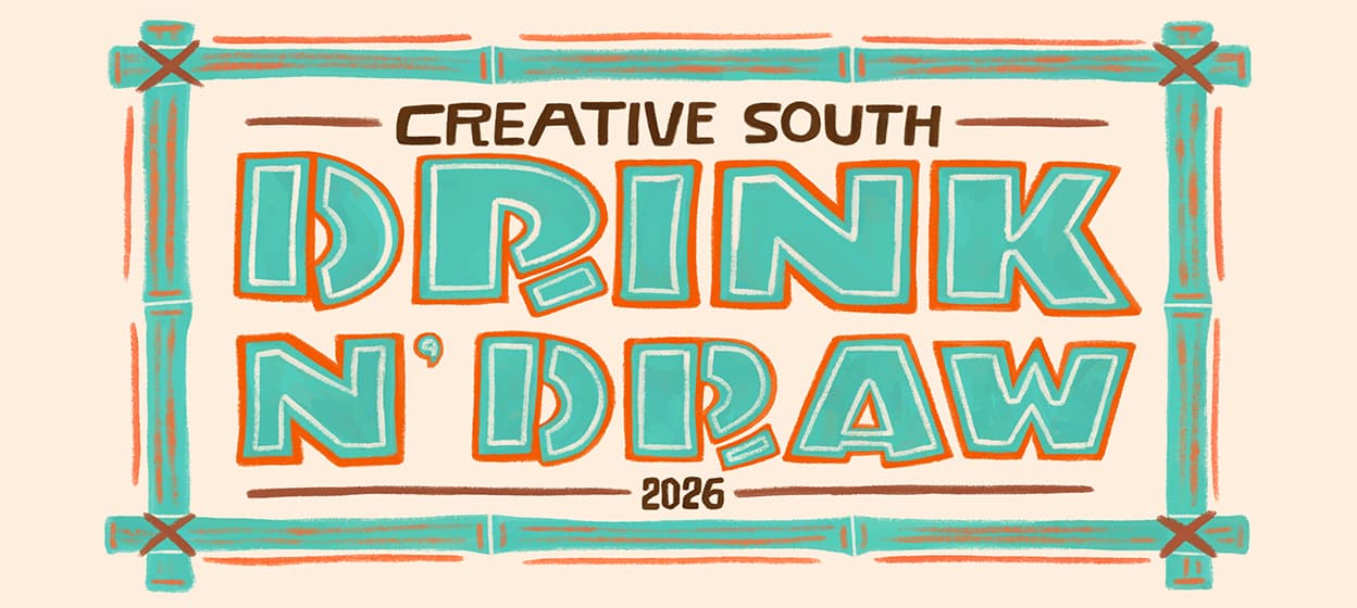 Tiki Drink n' Draw at Creative South